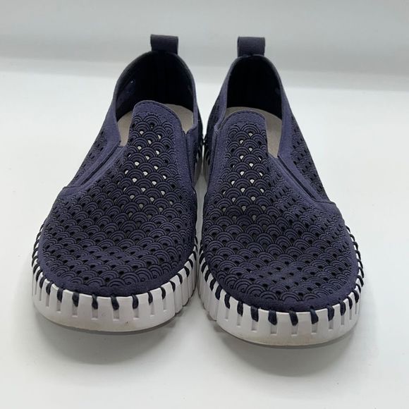 Ilse Jacobsen navy Slip-On Sneakers - Picture 3 of 9